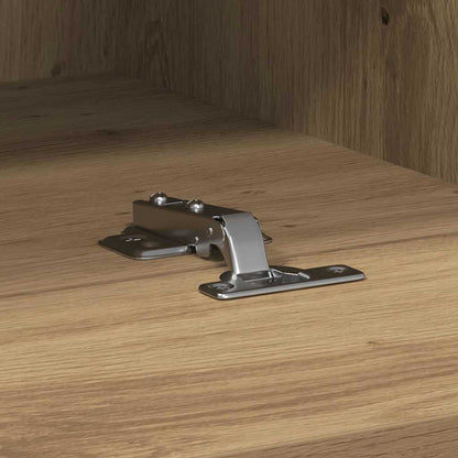 Mobile TV da parete 2 pcs rovere artigianale 100x30x30cm