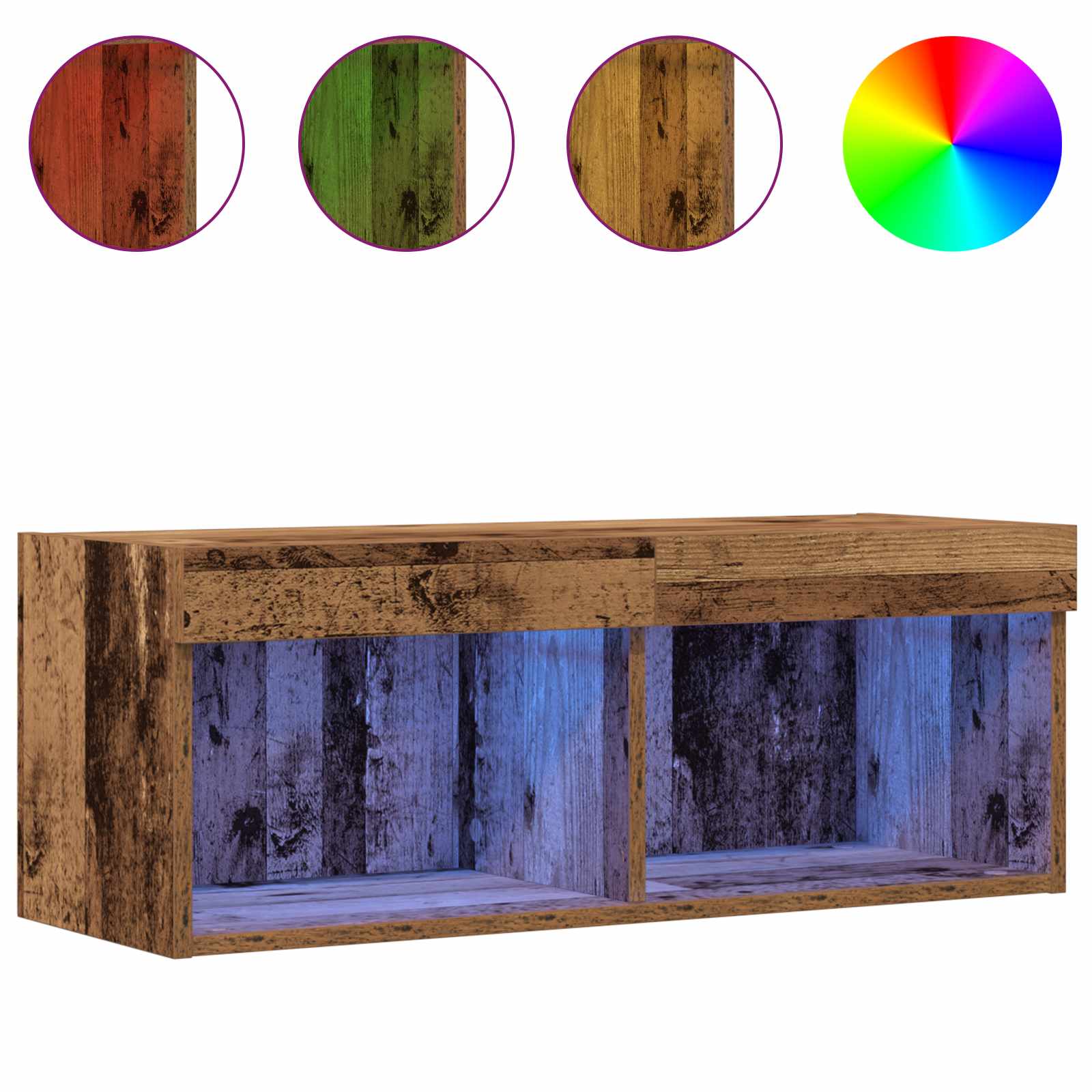 Set mobile TV Legno vecchio 80 x 30 x 30 cm Legno multistrato | homemem39