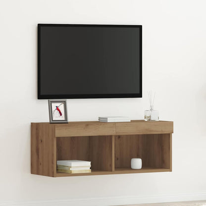 Set mobile TV rovere artigianale 80 x 30 x 30 cm