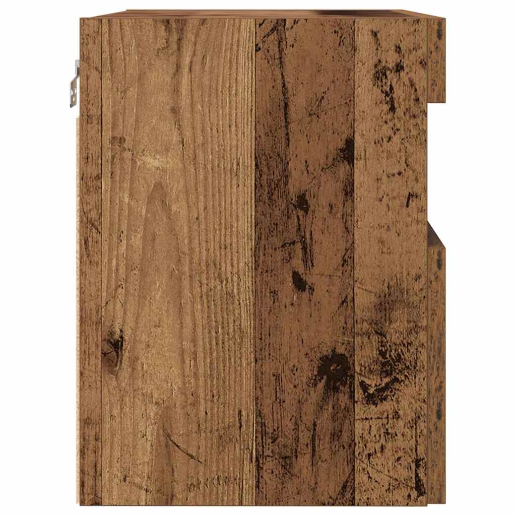 Mobile TV da parete 2 pcs Legno vecchio 60 x 30 x 40 cm