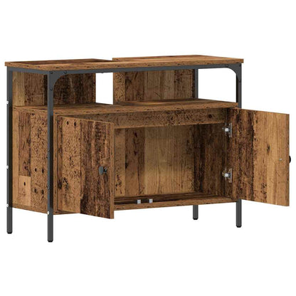 Armadio per Lavabo da Bagno Legno vecchio 80 x 30 x 60 cm | homemem39