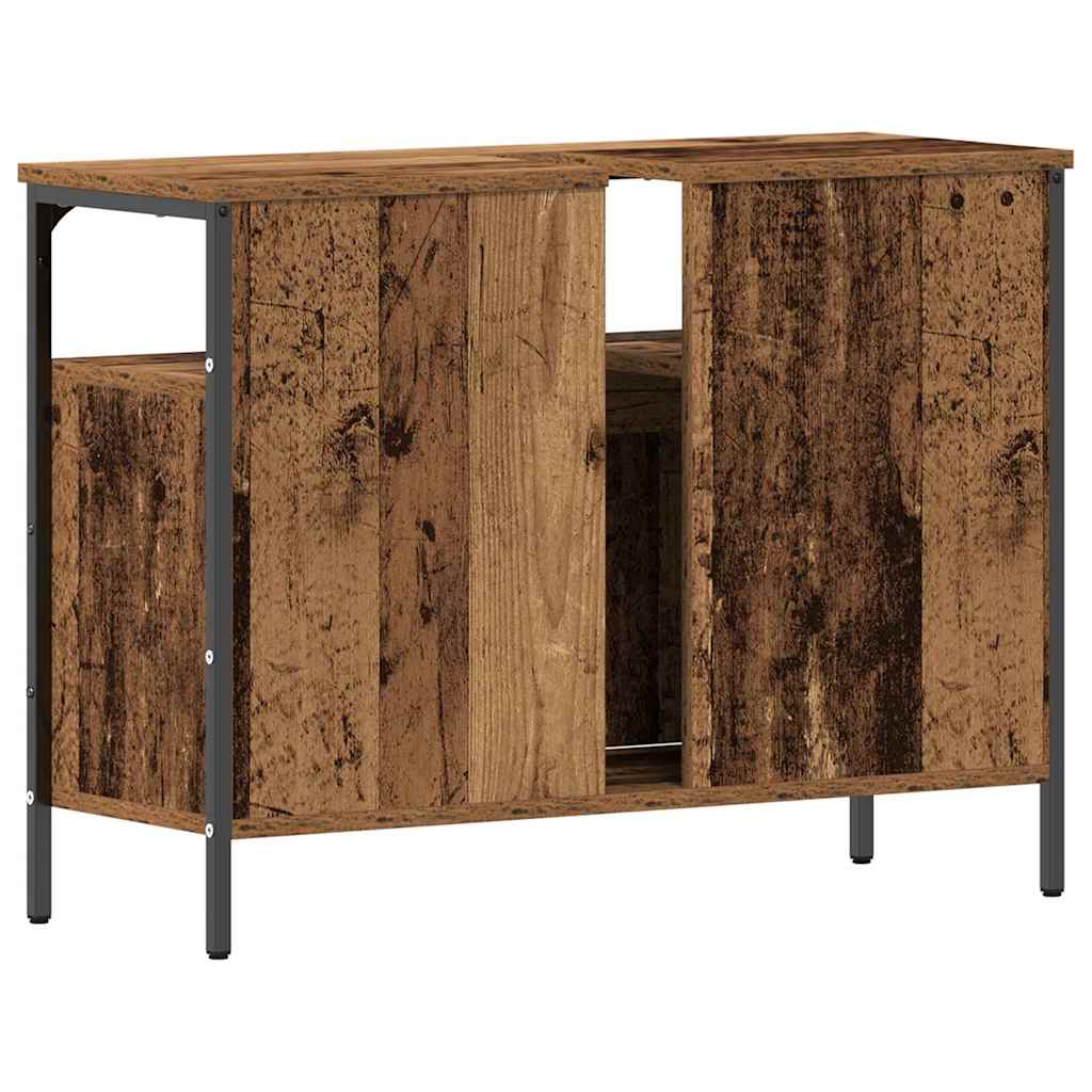 Armadio per Lavabo da Bagno Legno vecchio 80 x 30 x 60 cm | homemem39