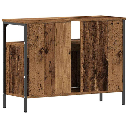 Armadio per Lavabo da Bagno Legno vecchio 80 x 30 x 60 cm | homemem39