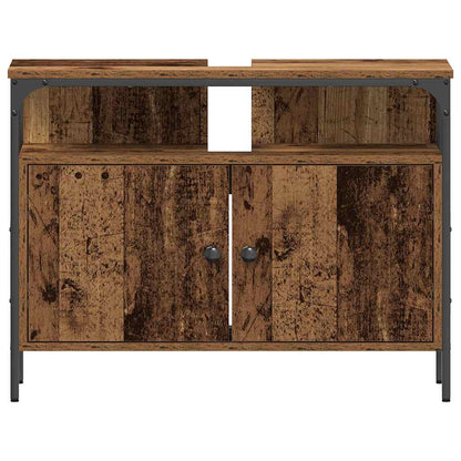 Armadio per Lavabo da Bagno Legno vecchio 80 x 30 x 60 cm | homemem39