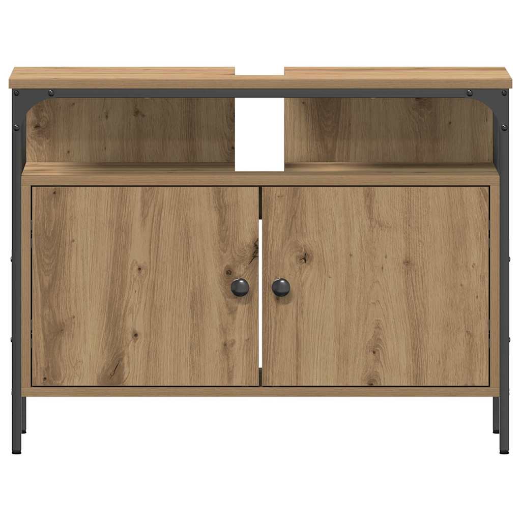 Armadio per Lavabo da Bagno rovere artigianale 80 x 30 x 60 cm | homemem39