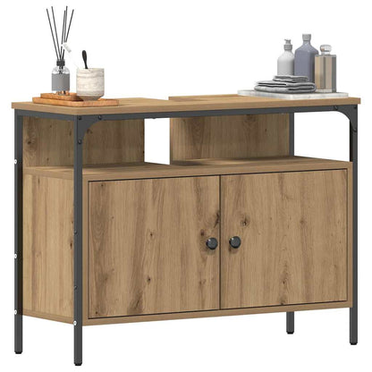 Armadio per Lavabo da Bagno rovere artigianale 80 x 30 x 60 cm | homemem39