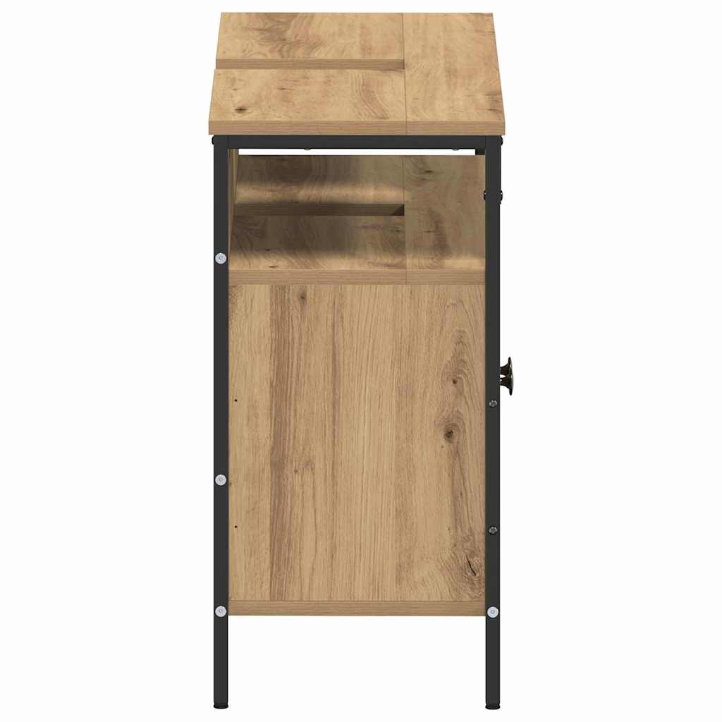 Armadio per Lavabo da Bagno rovere artigianale 80 x 30 x 60 cm | homemem39