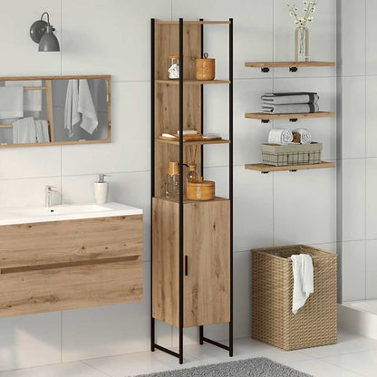 Mobile da Bagno rovere artigianale 33 x 33 x 185,5 cm | homemem39
