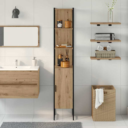 Mobile da Bagno rovere artigianale 33 x 33 x 185,5 cm | homemem39