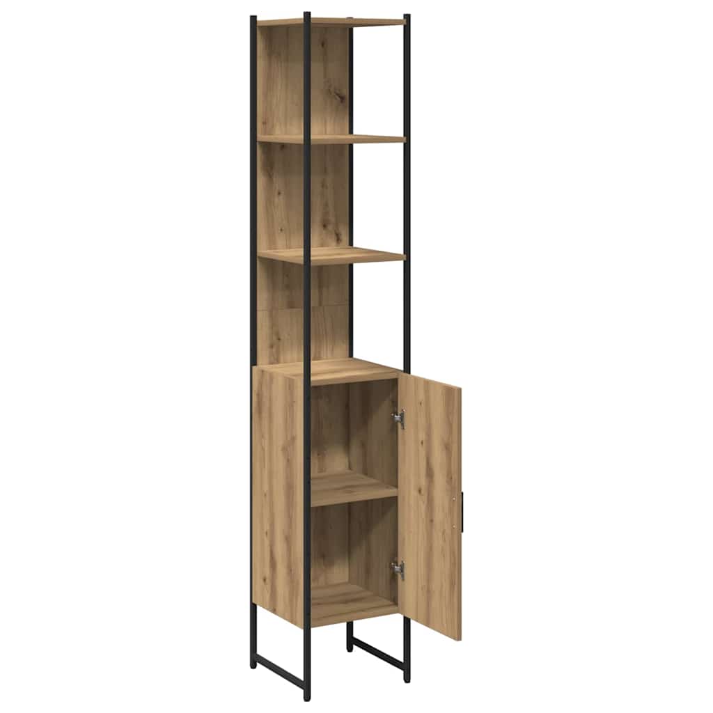 Mobile da Bagno rovere artigianale 33 x 33 x 185,5 cm | homemem39