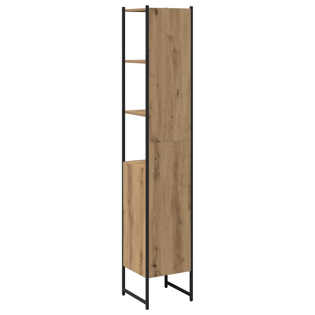 Mobile da Bagno rovere artigianale 33 x 33 x 185,5 cm | homemem39
