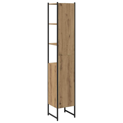 Mobile da Bagno rovere artigianale 33 x 33 x 185,5 cm | homemem39