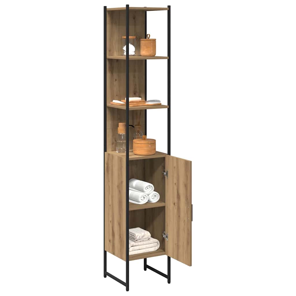Mobile da Bagno rovere artigianale 33 x 33 x 185,5 cm | homemem39