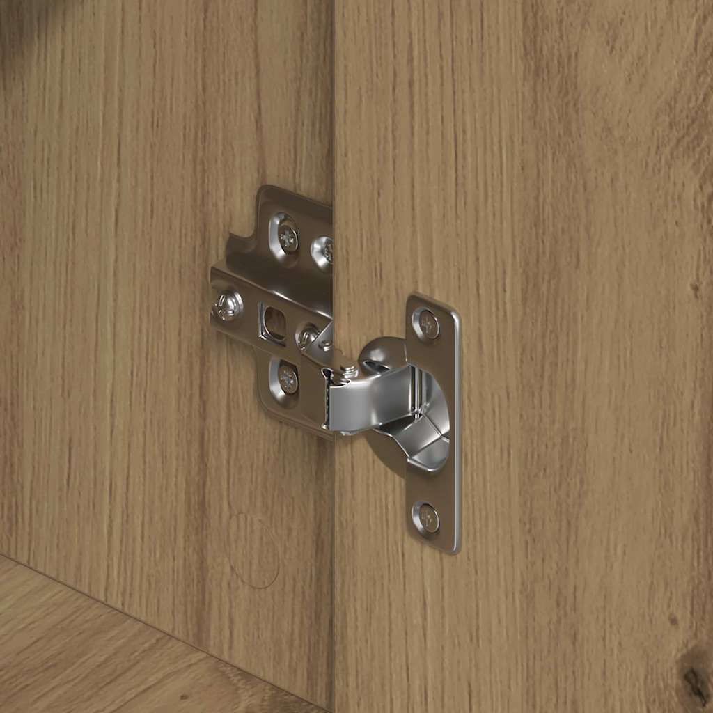 Credenza rovere artigianale 60 x 31 x 84 cm Legno multistrato