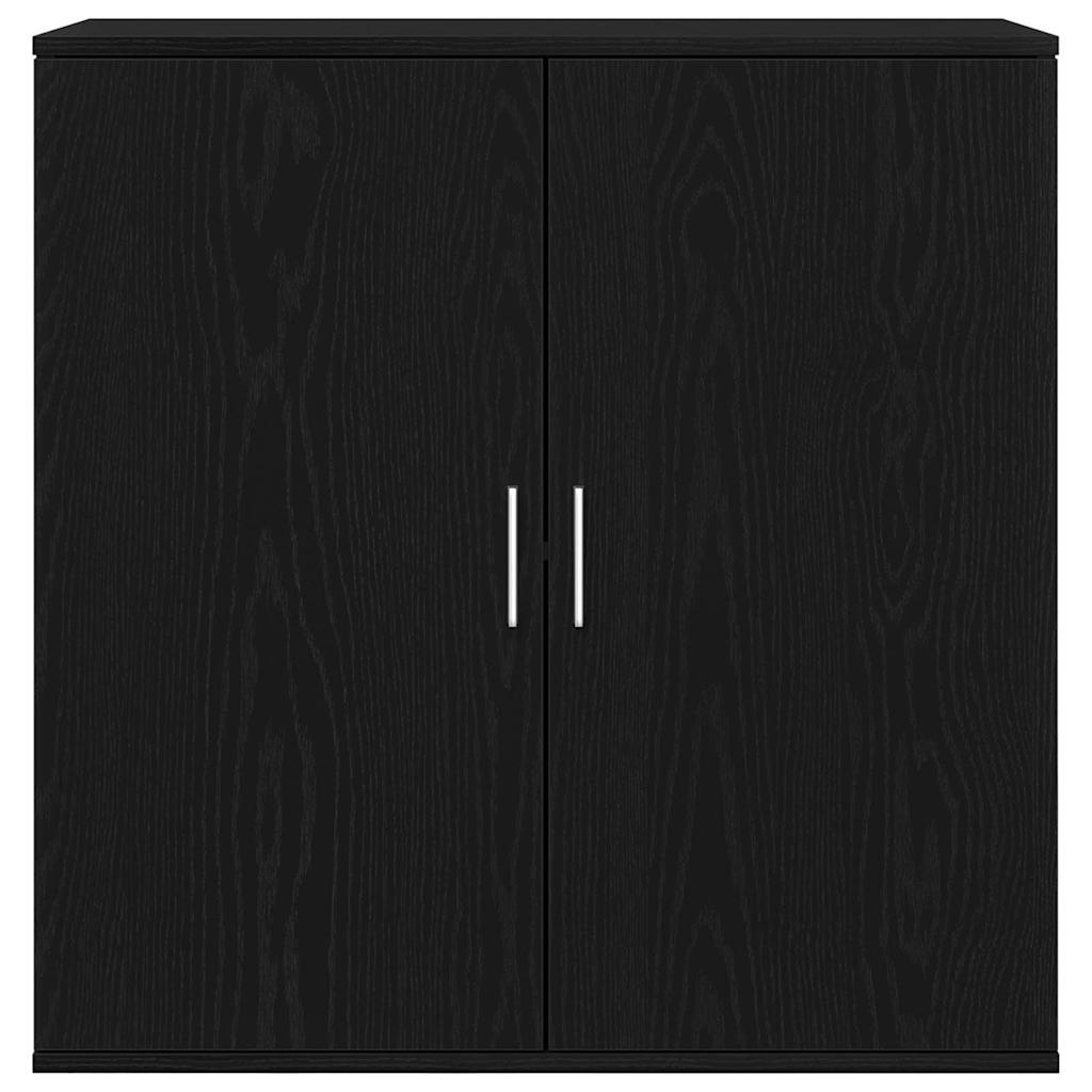 Credenza Rovere nero 79 x 38 x 80 cm Legno multistrato