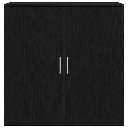 Credenza Rovere nero 79 x 38 x 80 cm Legno multistrato