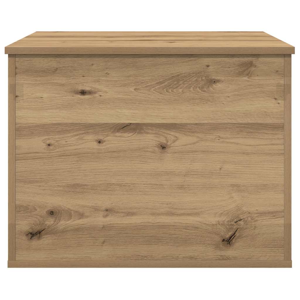 Scatola di Stoccaggio rovere artigianale 60 x 42 x 46 cm