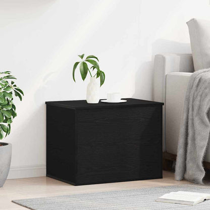 Scatola di Stoccaggio Rovere nero 60 x 42 x 46 cm