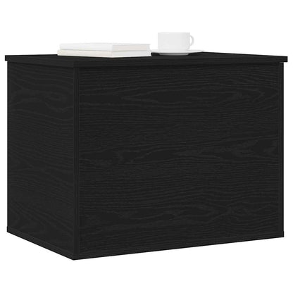 Scatola di Stoccaggio Rovere nero 60 x 42 x 46 cm
