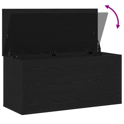 Scatola di Stoccaggio Rovere nero 100 x 42 x 46 cm | homemem39