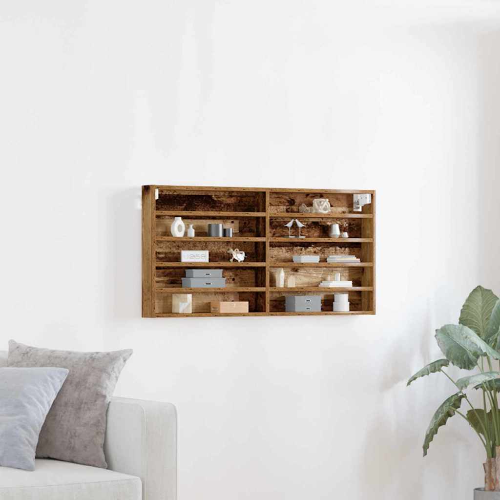 Vetrina Legno vecchio 100 x 8,5 x 50 cm Legno multistrato