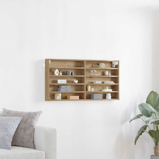 Vetrina Rovere artigianale 100 x 8,5 x 50 cm Legno multistrato | homemem39