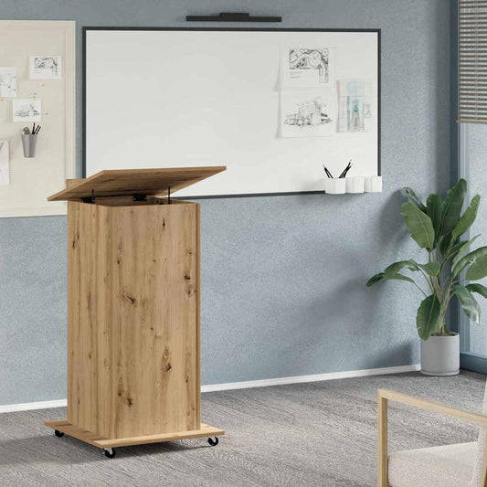Podio Rovere artigianale 55 x 55 x 107 cm Legno multistrato