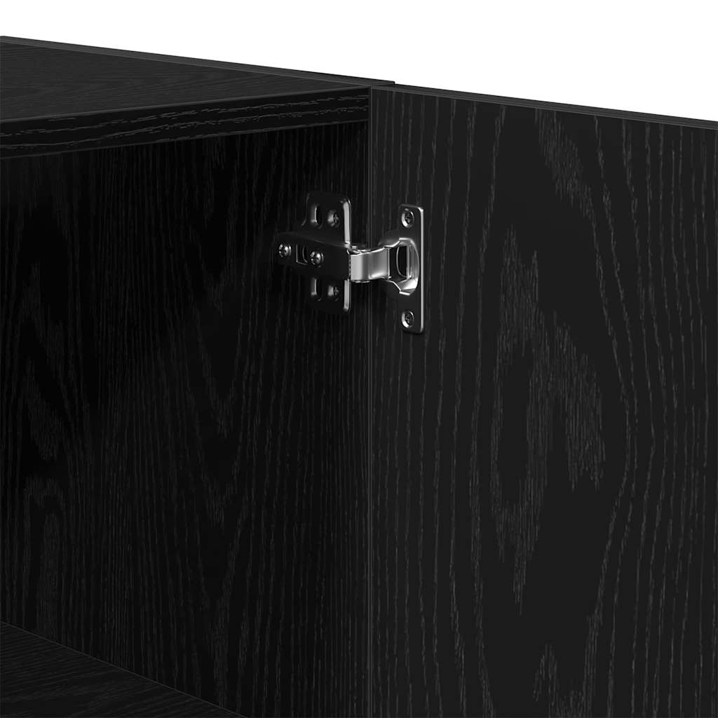 Armadietto a muro Rovere Nero 60 x 31,5 x 60 cm | homemem39