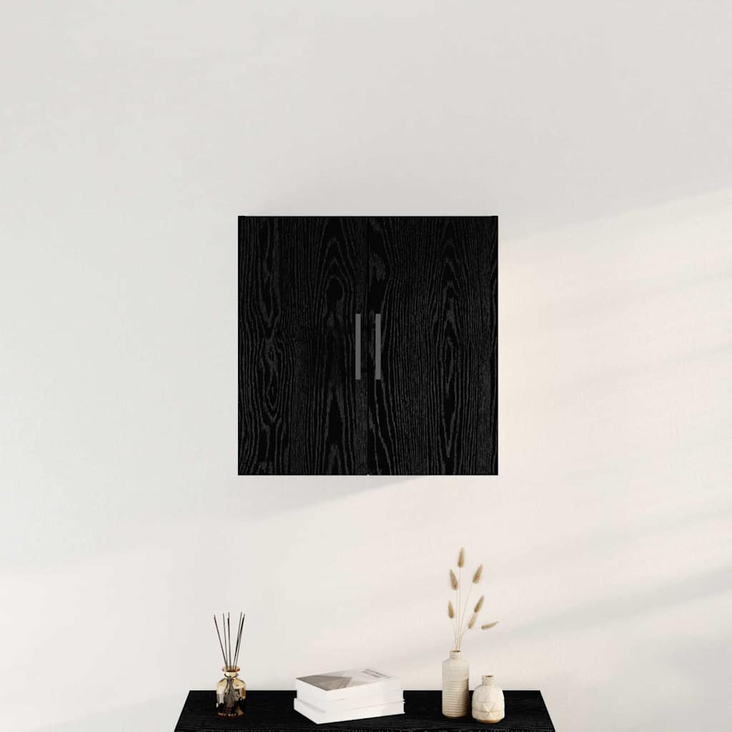 Armadietto a muro Rovere Nero 60 x 31,5 x 60 cm | homemem39