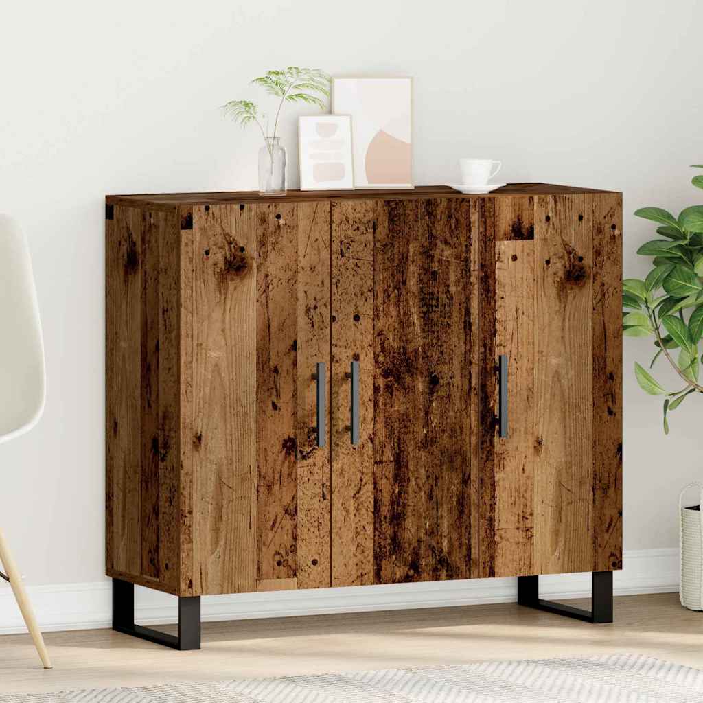 Credenza Legno vecchio 90 x 34 x 80 cm Legno multistrato