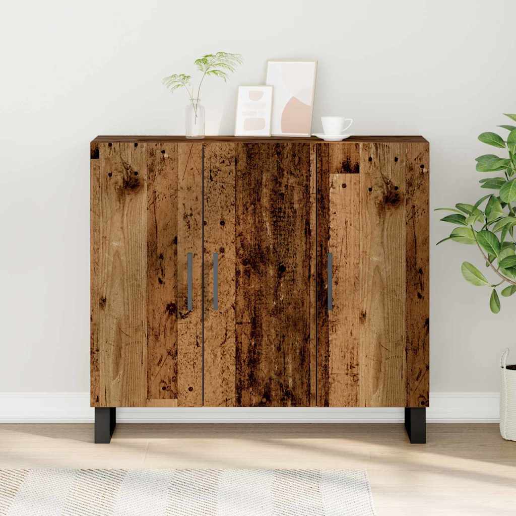 Credenza Legno vecchio 90 x 34 x 80 cm Legno multistrato