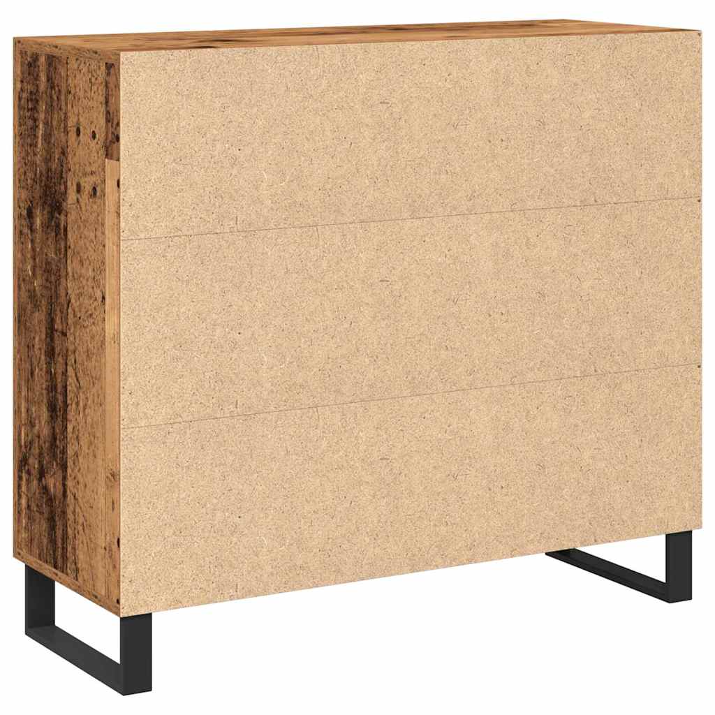 Credenza Legno vecchio 90 x 34 x 80 cm Legno multistrato