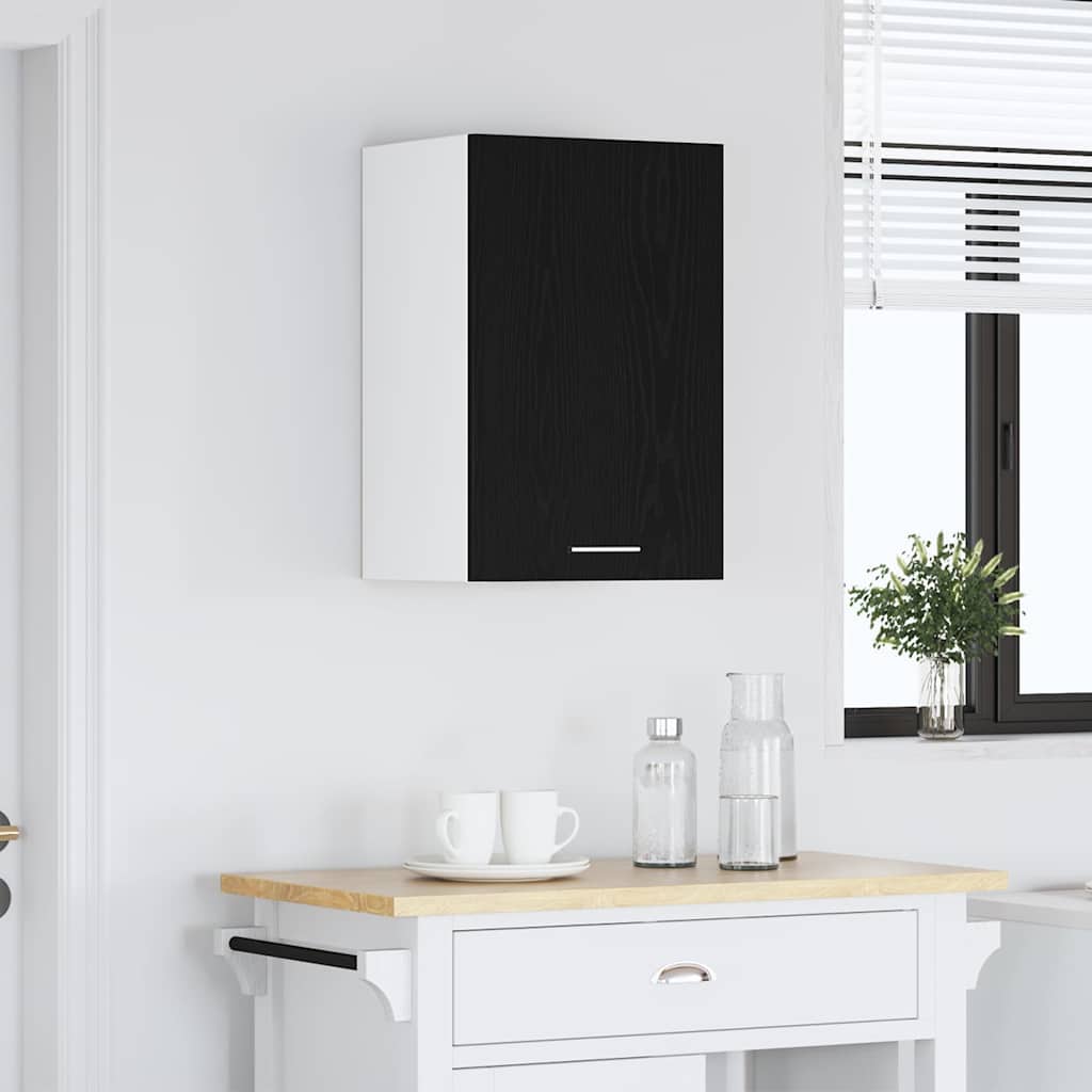 Pensile pensile Rovere Nero 40x31x60 cm in Legno Multistrato | homemem39