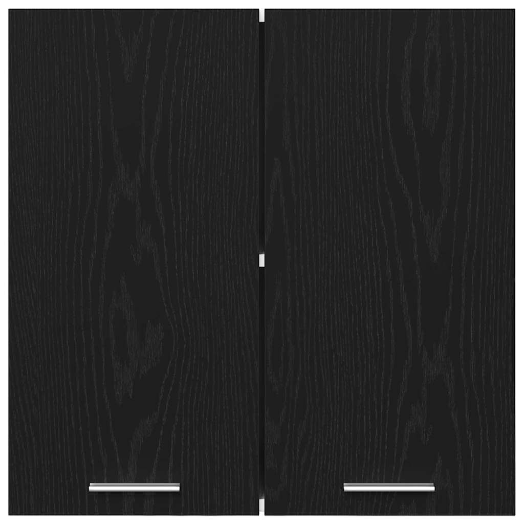 Armadio pensile Rovere nero 60 x 31 x 60 cm Legno multistrato