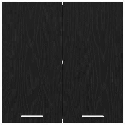 Armadio pensile Rovere nero 60 x 31 x 60 cm Legno multistrato