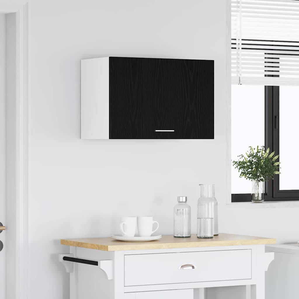 Armadio pensile Rovere nero 60 x 31 x 60 cm Legno multistrato