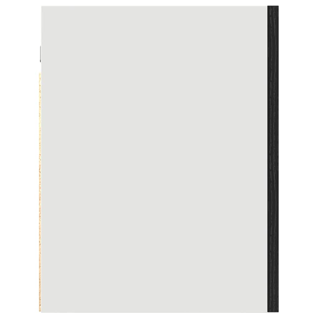 Armadio pensile Rovere nero 60 x 31 x 60 cm Legno multistrato