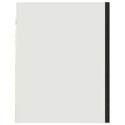 Armadio pensile Rovere nero 60 x 31 x 60 cm Legno multistrato