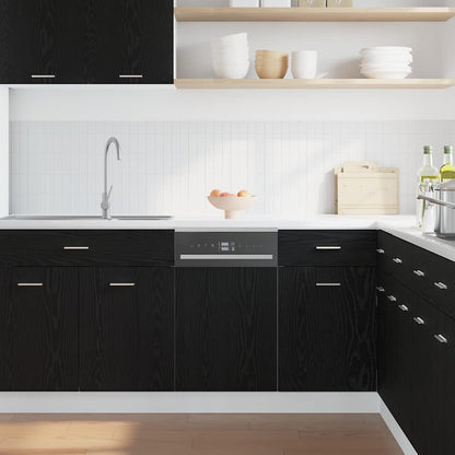 Pannello Lavastoviglie “Lyon” Rovere Nero 45x1,5x67 cm | homemem39