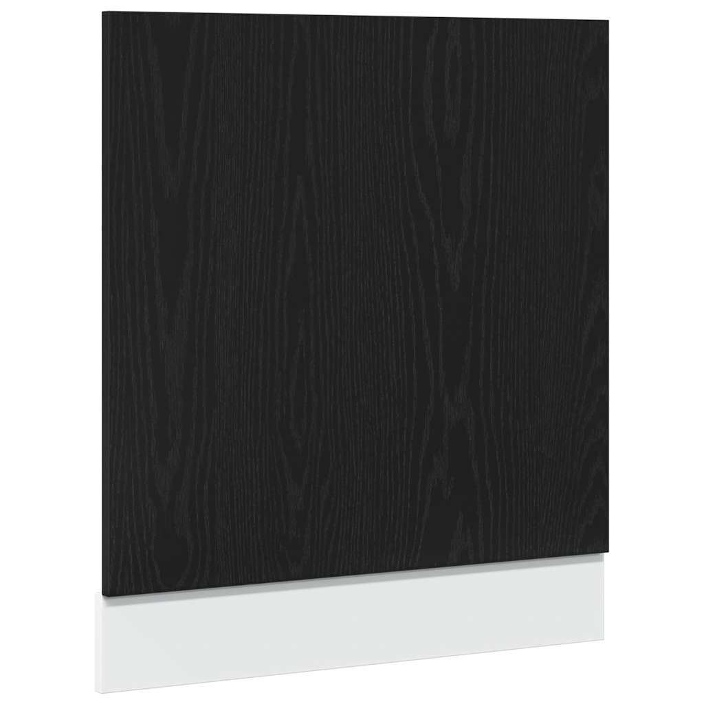 Pannello Lavastoviglie “Lyon” Rovere Nero 60x1,5x67 cm | homemem39