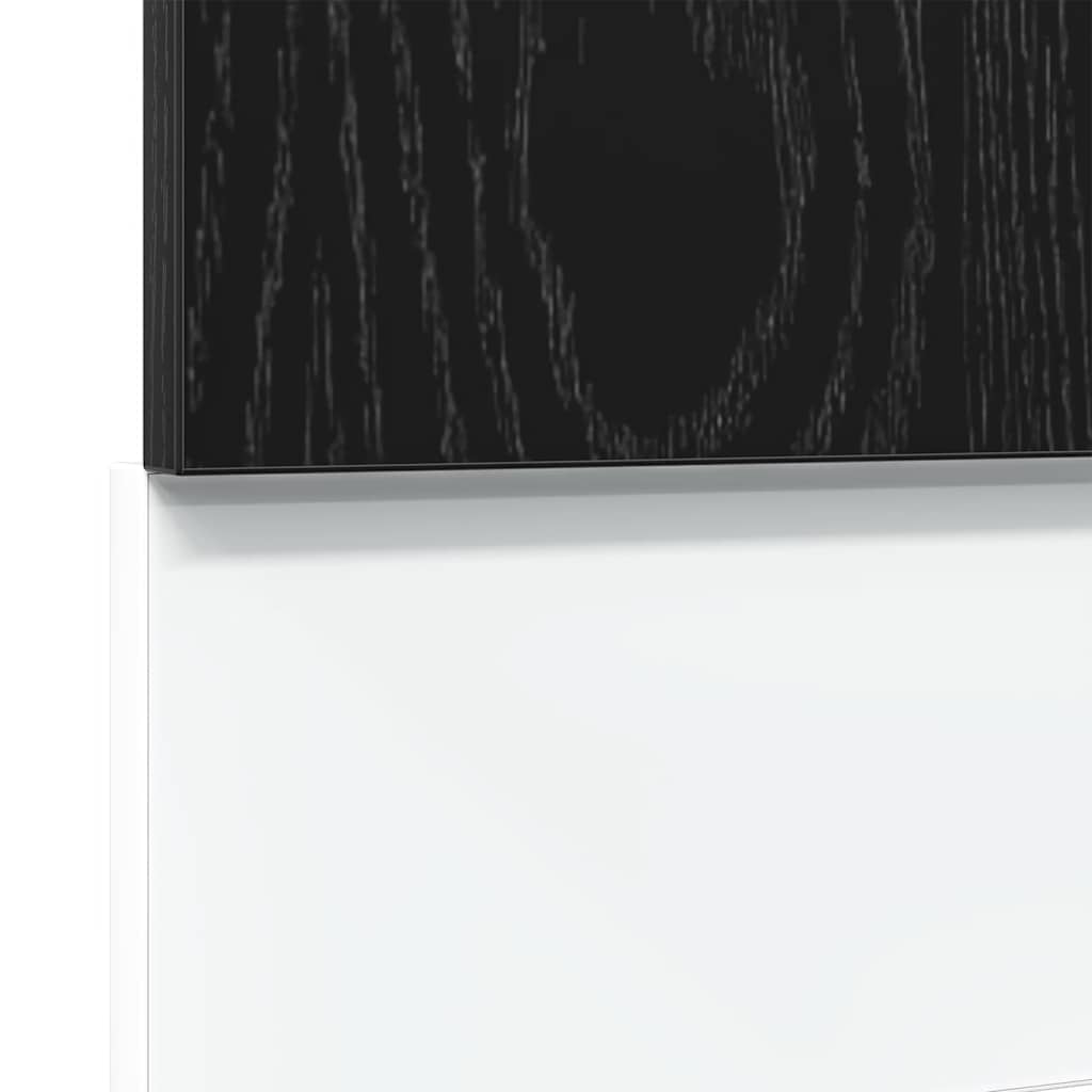 Pannello Lavastoviglie “Lyon” Rovere Nero 60x1,5x67 cm - homemem39