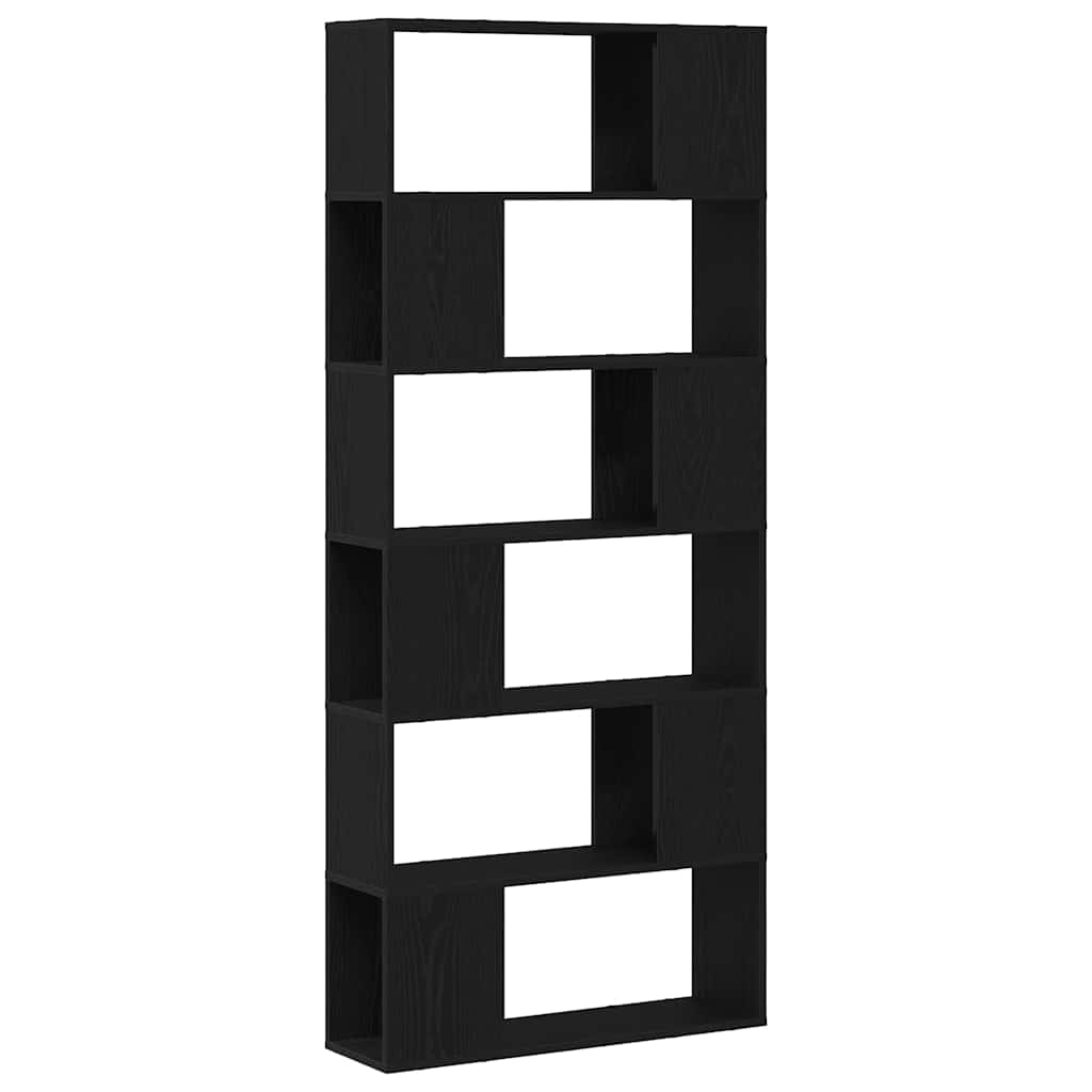 Set mobile TV Nero 80 x 24 x 186 cm Legno multistrato