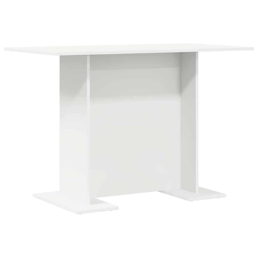 Tavolo da pranzo Bianco 110 x 60 x 75 cm Legno multistrato | homemem39