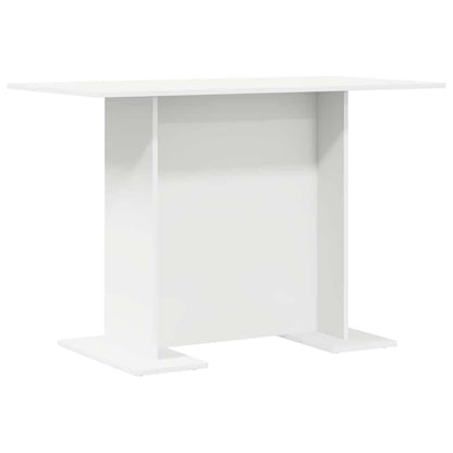 Tavolo da pranzo Bianco 110 x 60 x 75 cm Legno multistrato | homemem39