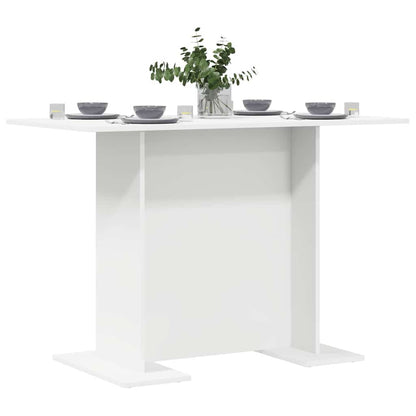 Tavolo da pranzo Bianco 110 x 60 x 75 cm Legno multistrato | homemem39
