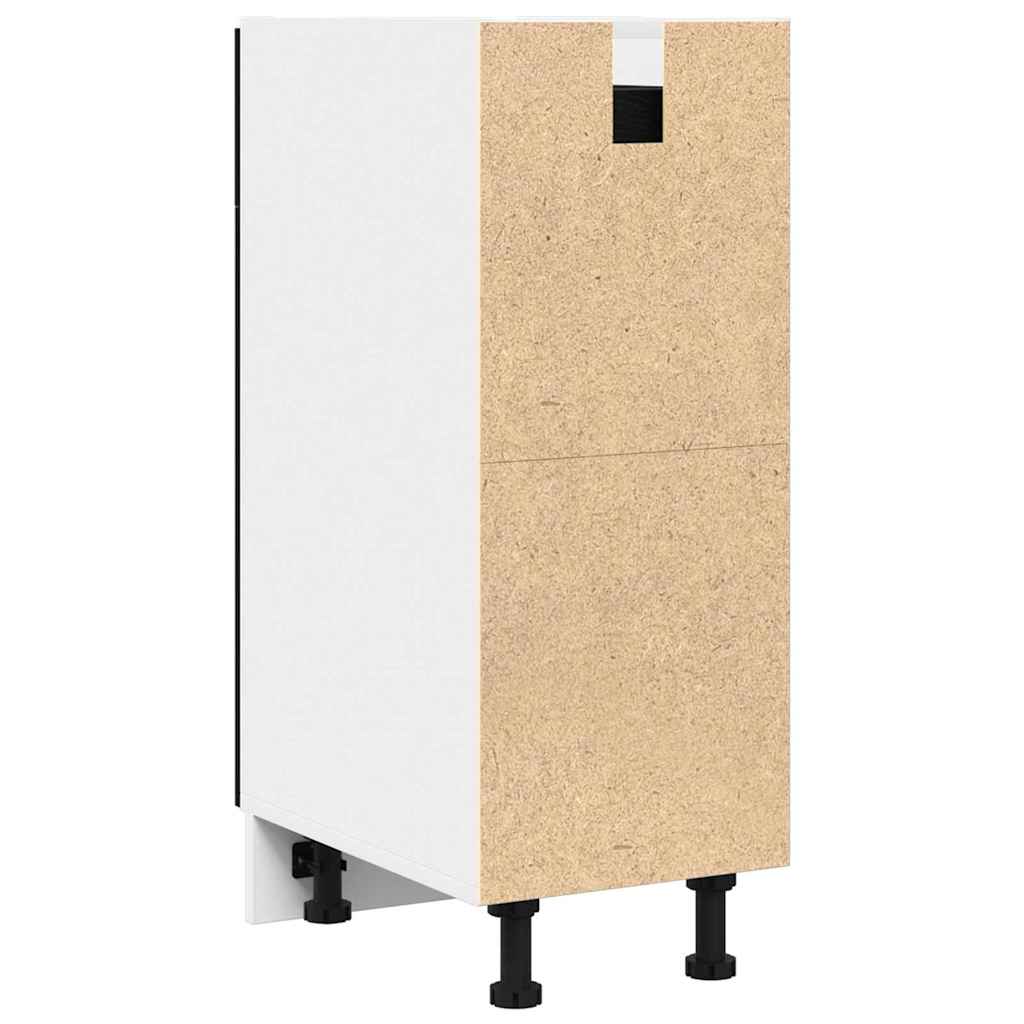 Armadietto inferiore con cassetto Rovere nero 30 x 46 x 81.5 cm