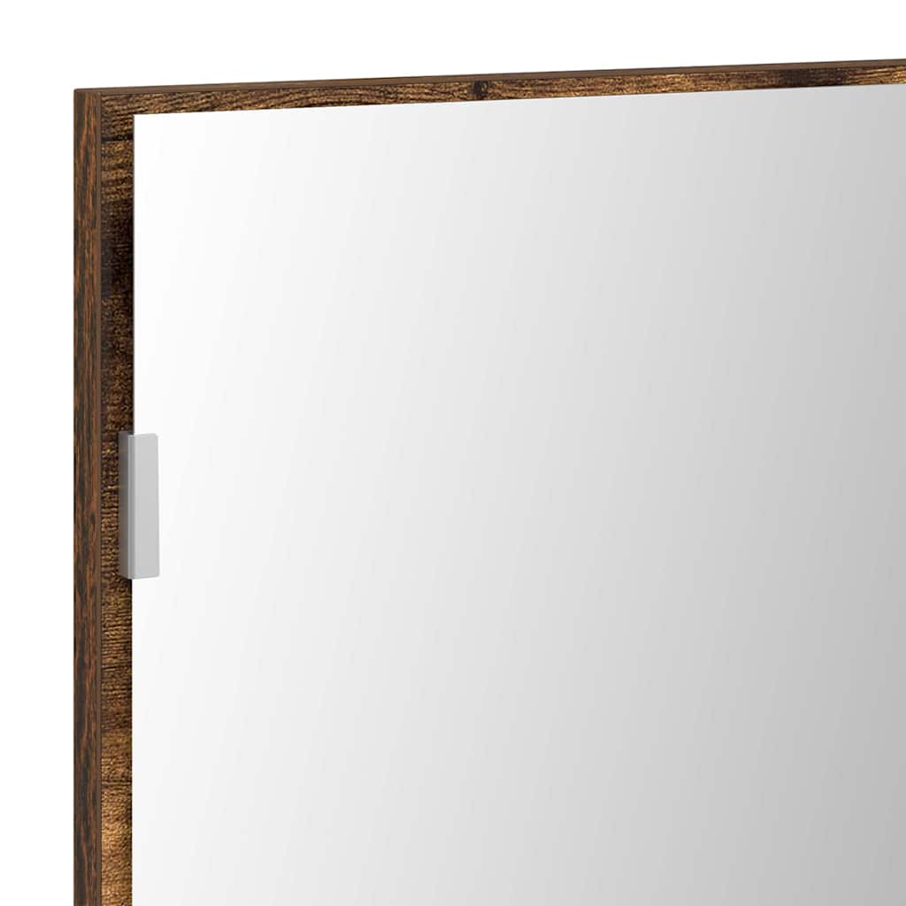 Specchio Marrone 80 x 37 cm Vetro e Legno Ingegnerizzato | homemem39