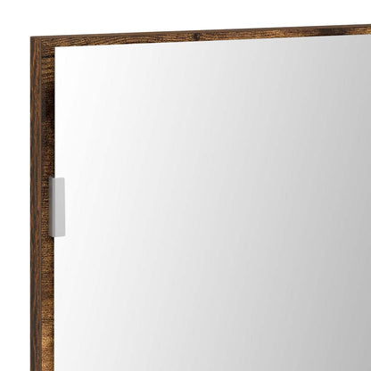 Specchio Marrone 80 x 37 cm Vetro e Legno Ingegnerizzato | homemem39
