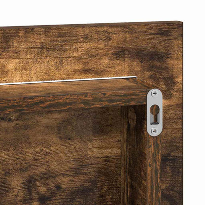 Specchio Marrone 80 x 37 cm Vetro e Legno Ingegnerizzato | homemem39