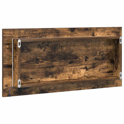 Specchio Marrone 80 x 37 cm Vetro e Legno Ingegnerizzato | homemem39